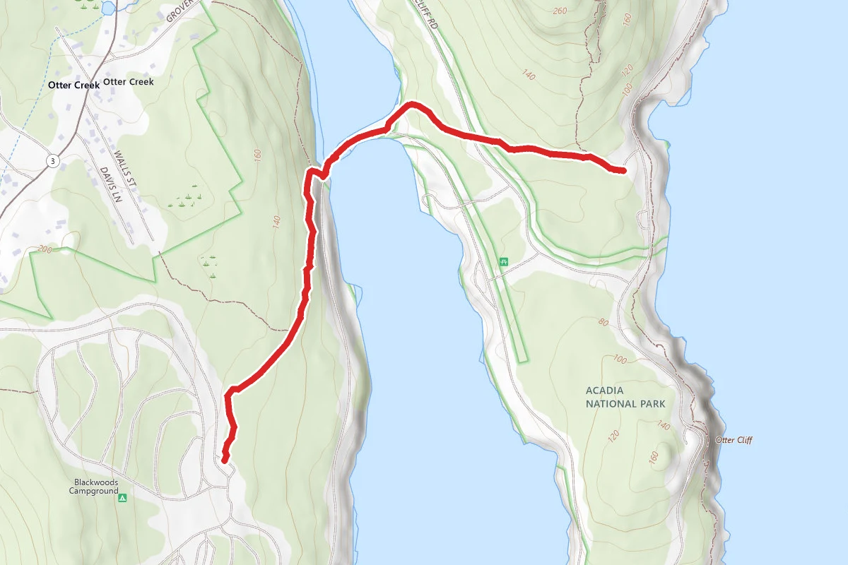 Quarry Path and Otter Cove Trail