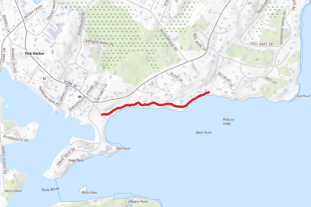 York Harbor Cliff Walk