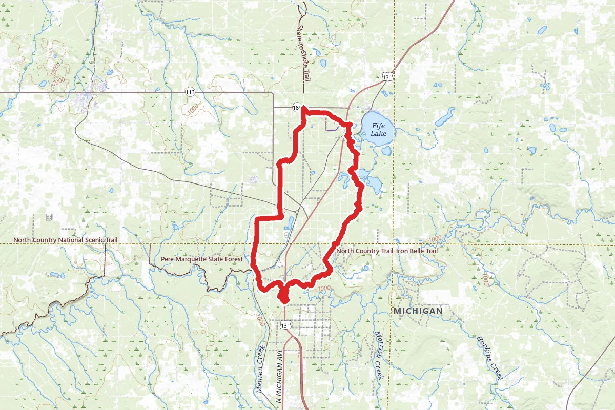 North Country Trail and Fife Lake Loop