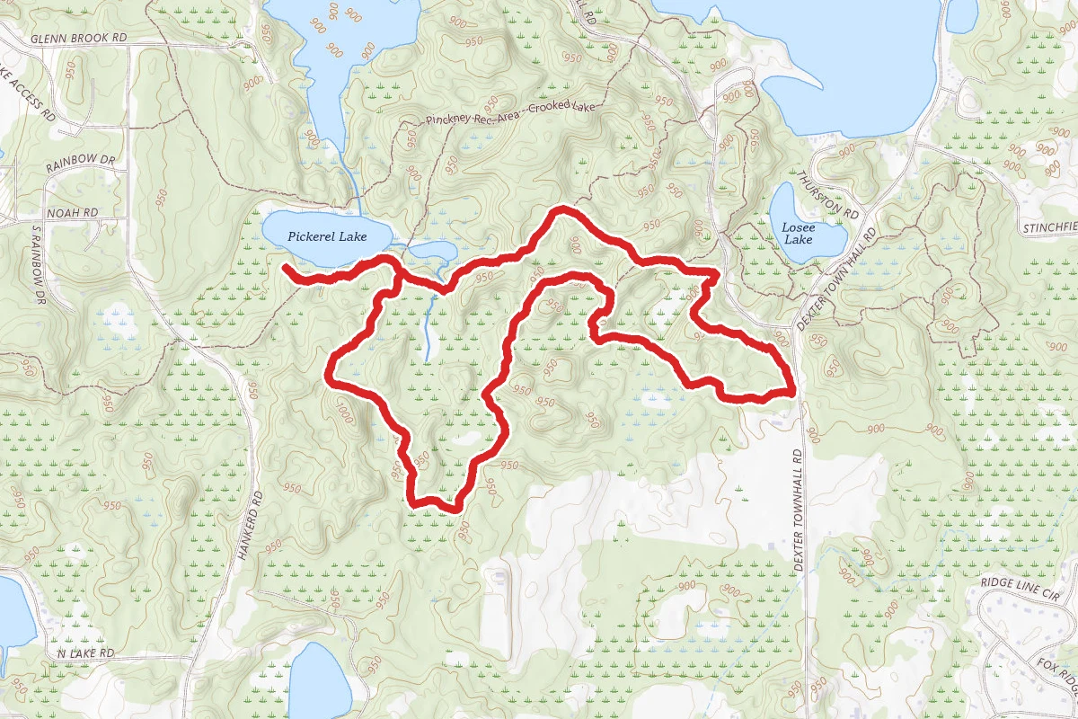 Potawatomi Trail and Silver Lake Trail Loop