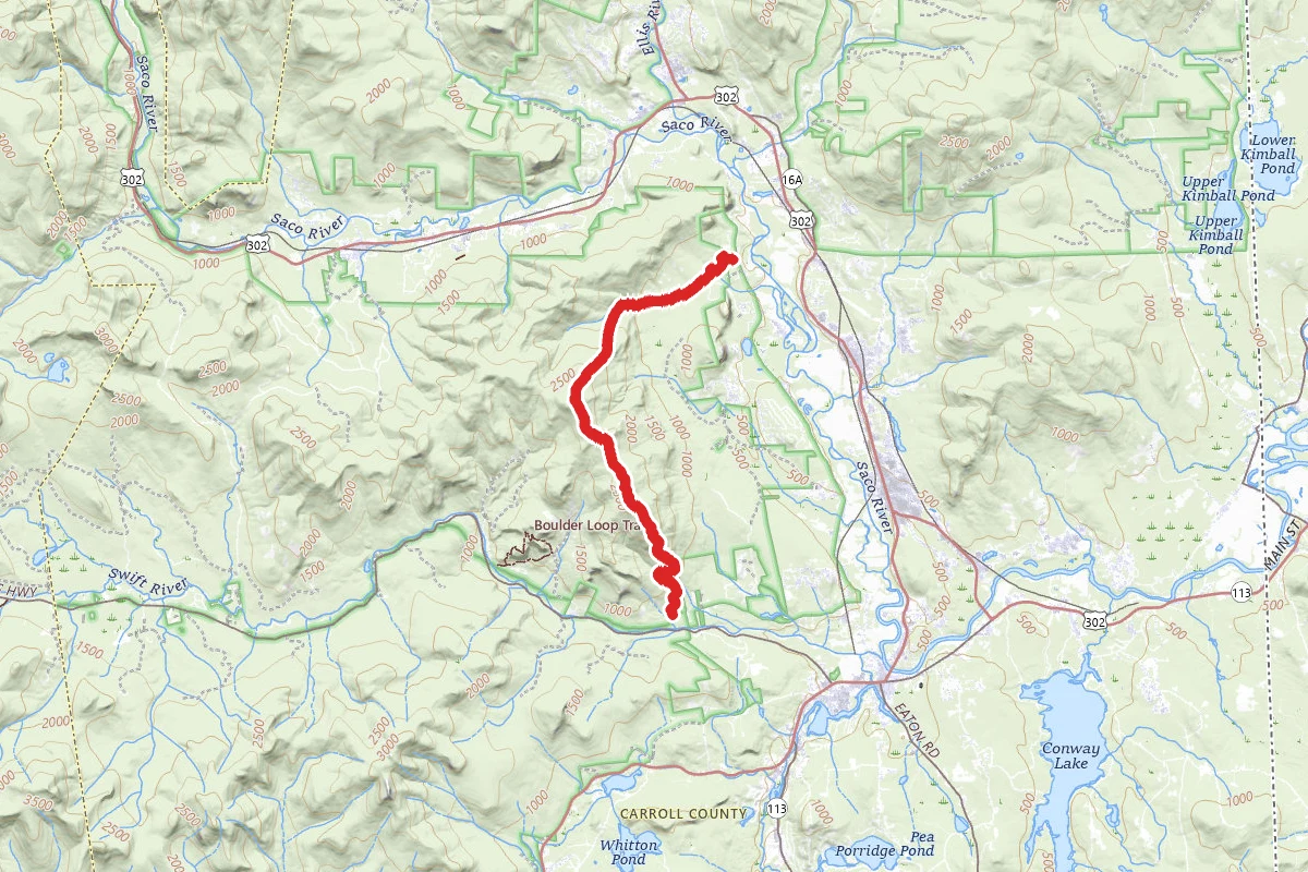 North Moat Mountain Trail