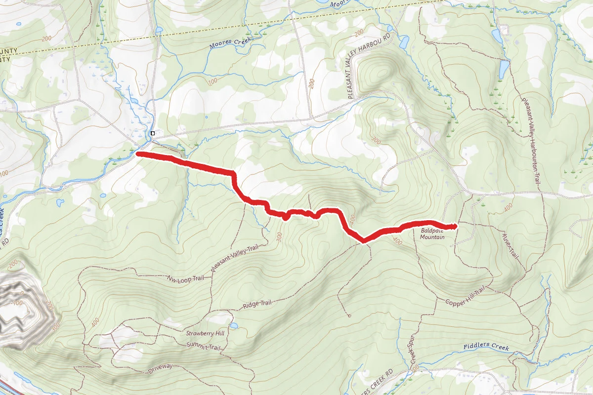 Baldplate Ridge and Pleasant Valley Trail