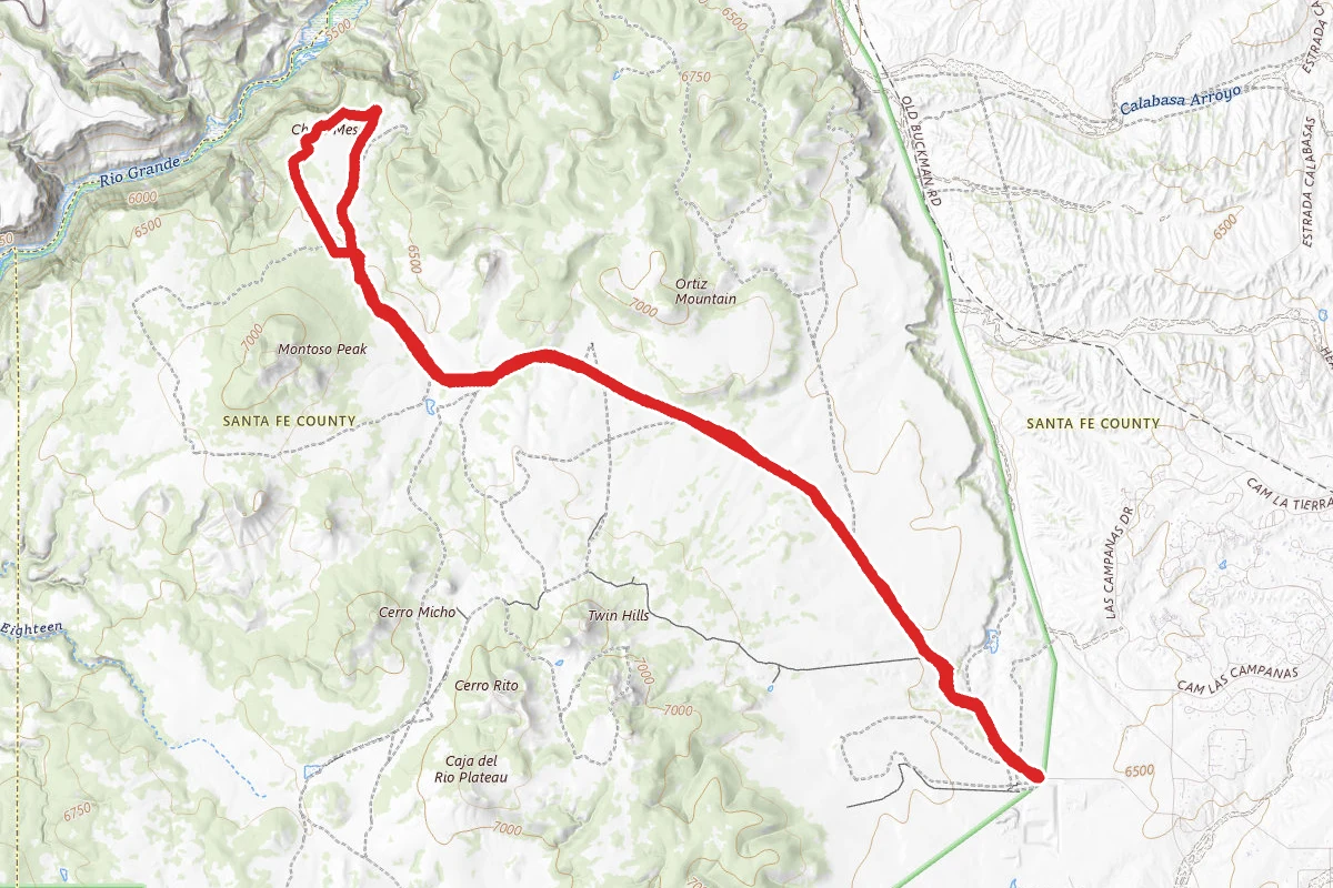 Caja del Rio OHV Trail