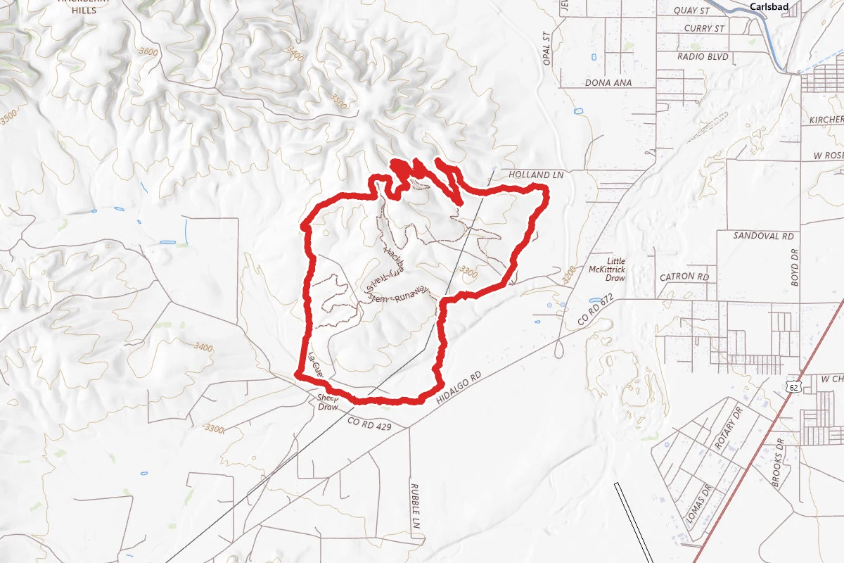 La Cueva Canyon Trail