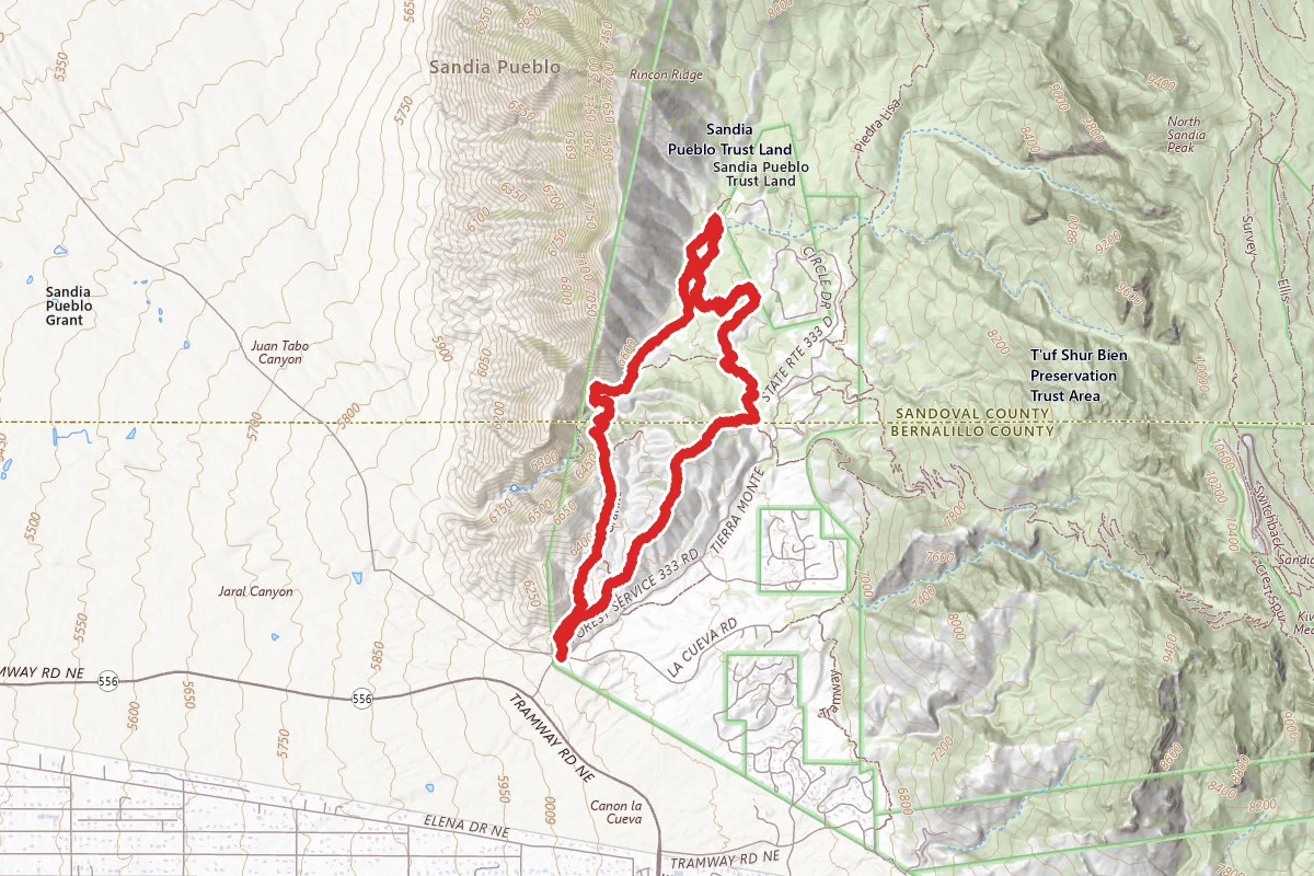 Juan Tabo Canyon Loop