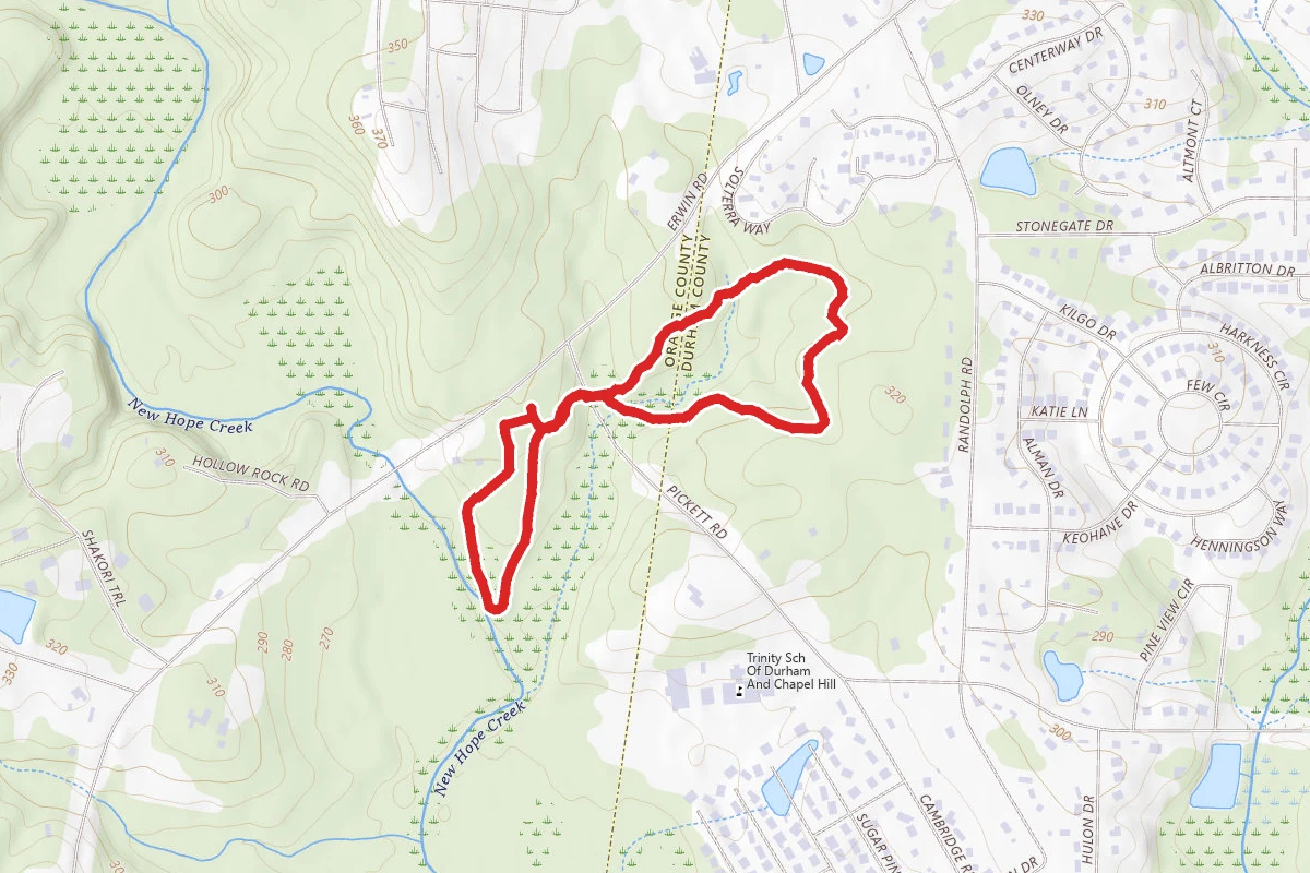 Hollow Rock Trail to Headwaters Loop
