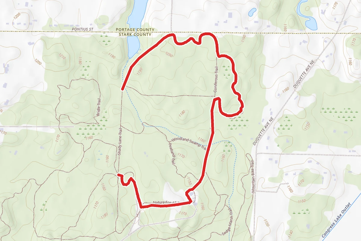 Quail Hollow Park Hiking Path