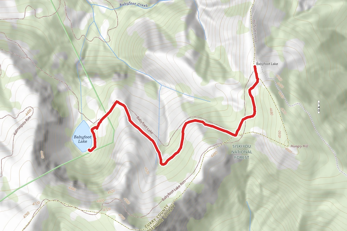 Babyfoot Lake Trail
