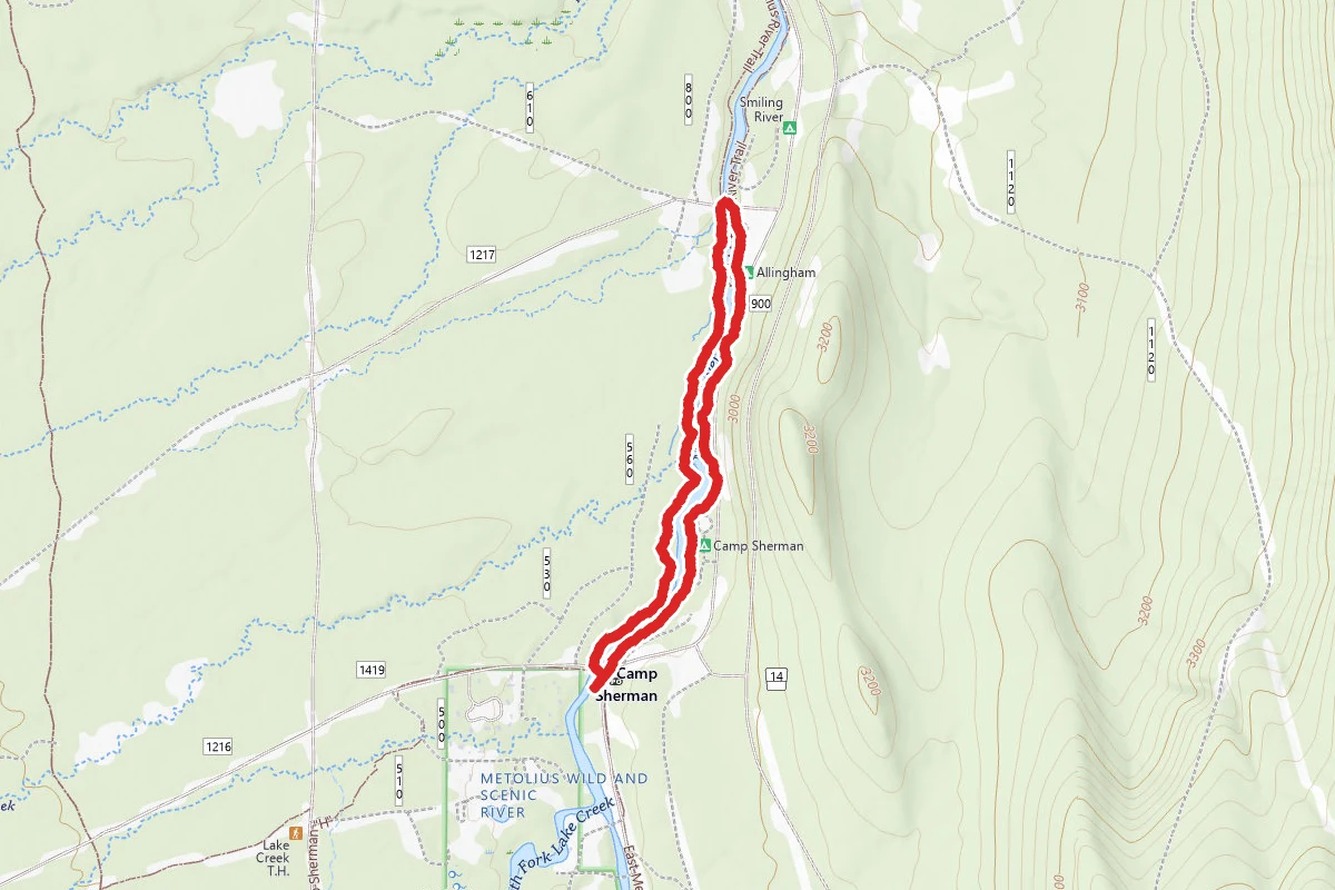 West Metolius Loop from Camp Sherman