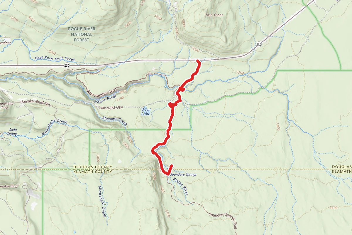 Boundary Springs Trail
