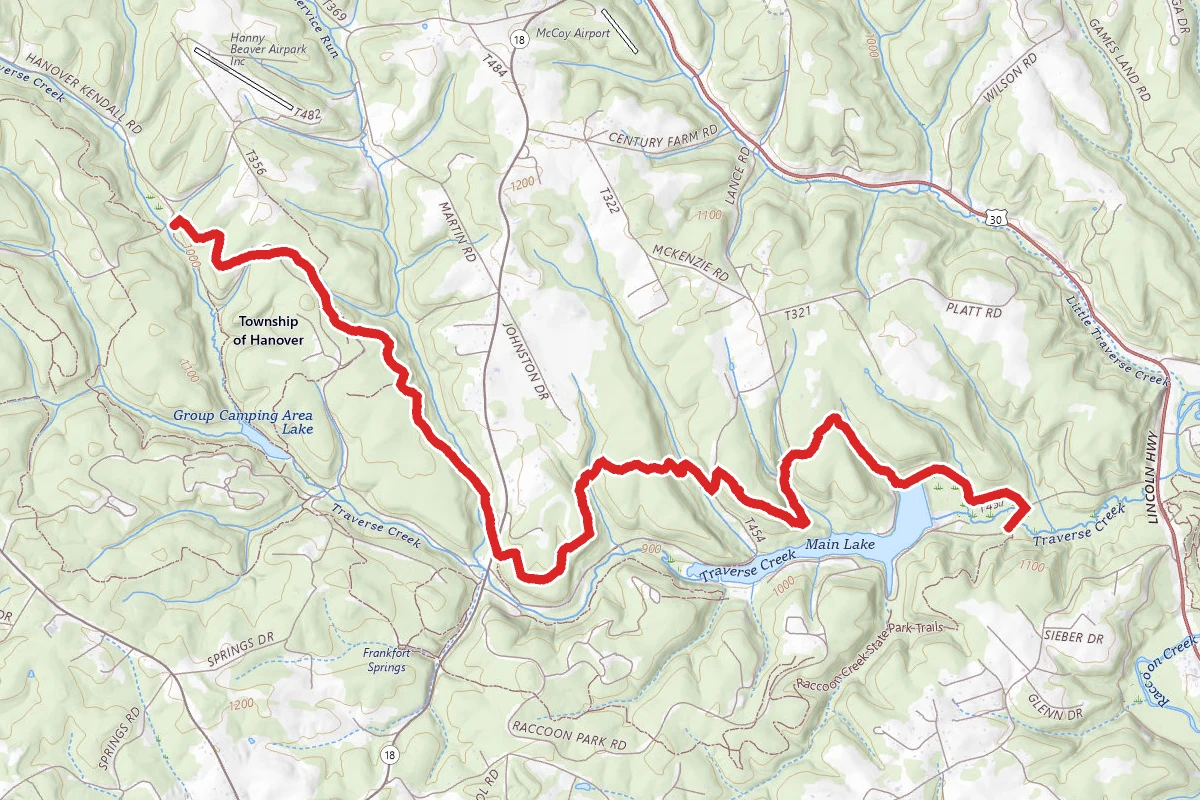 Raccoon Creek Forest Trail