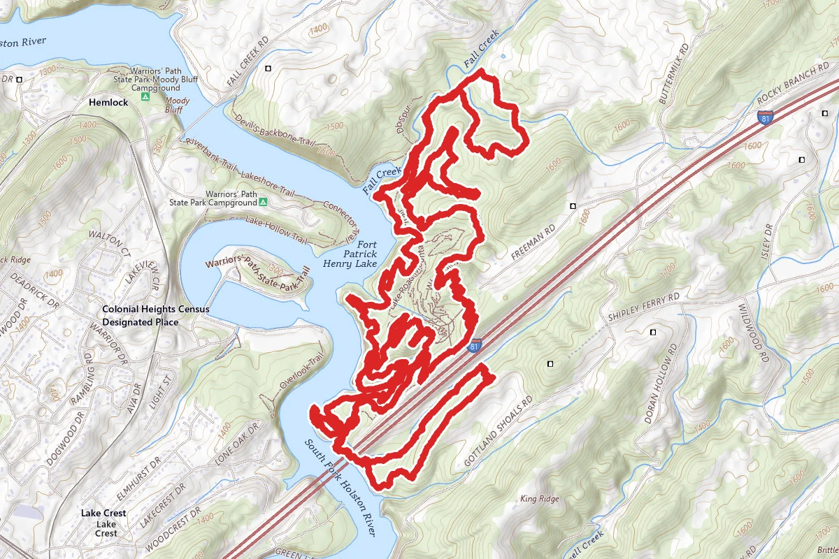 Warriors Path Loop Trail