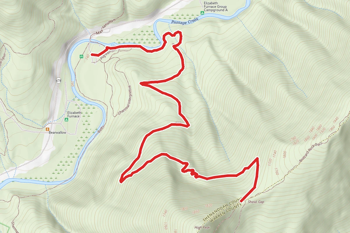 Tuscora Trail (Orange Blue)