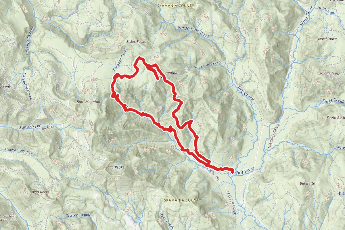 Trapper Creek and Observation Peak Loop