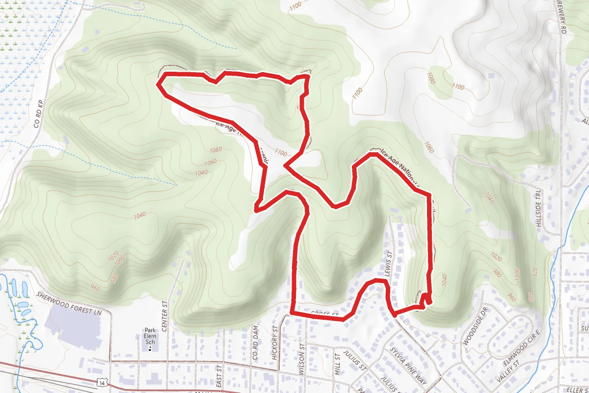 Ice Age Trail Hickory Hills Loop