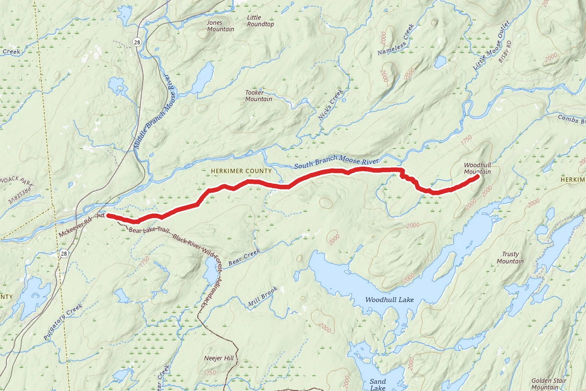 Woodhull Mountain Trail