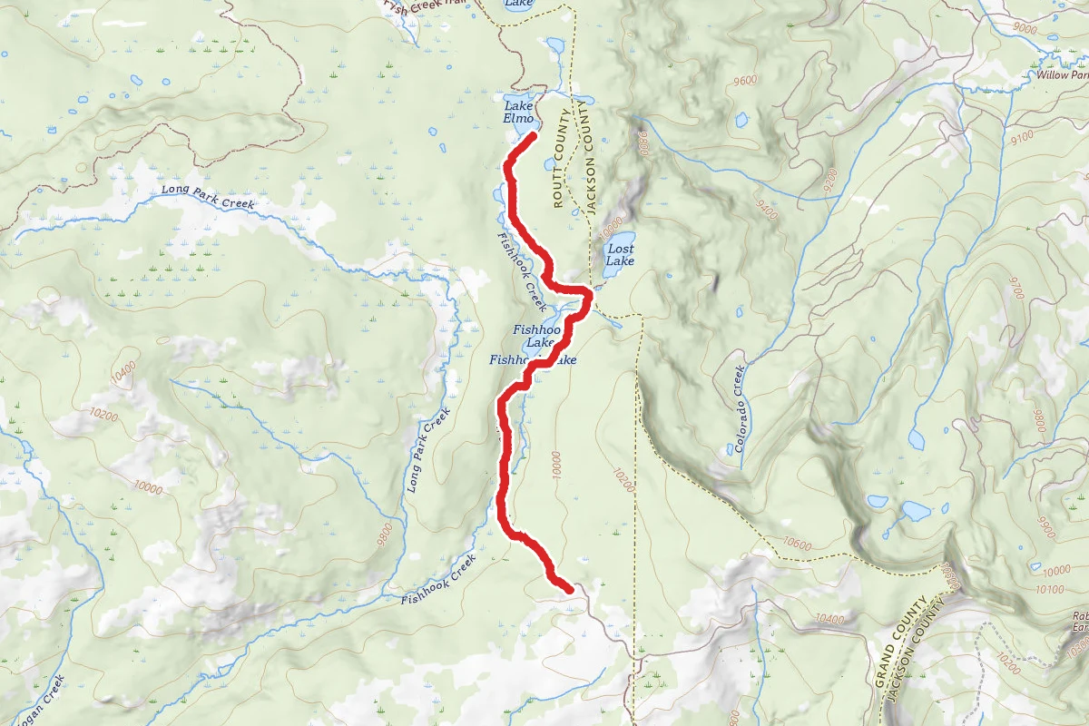 Fishhook Lake, Lost Lake, and Lake Elmo Trail