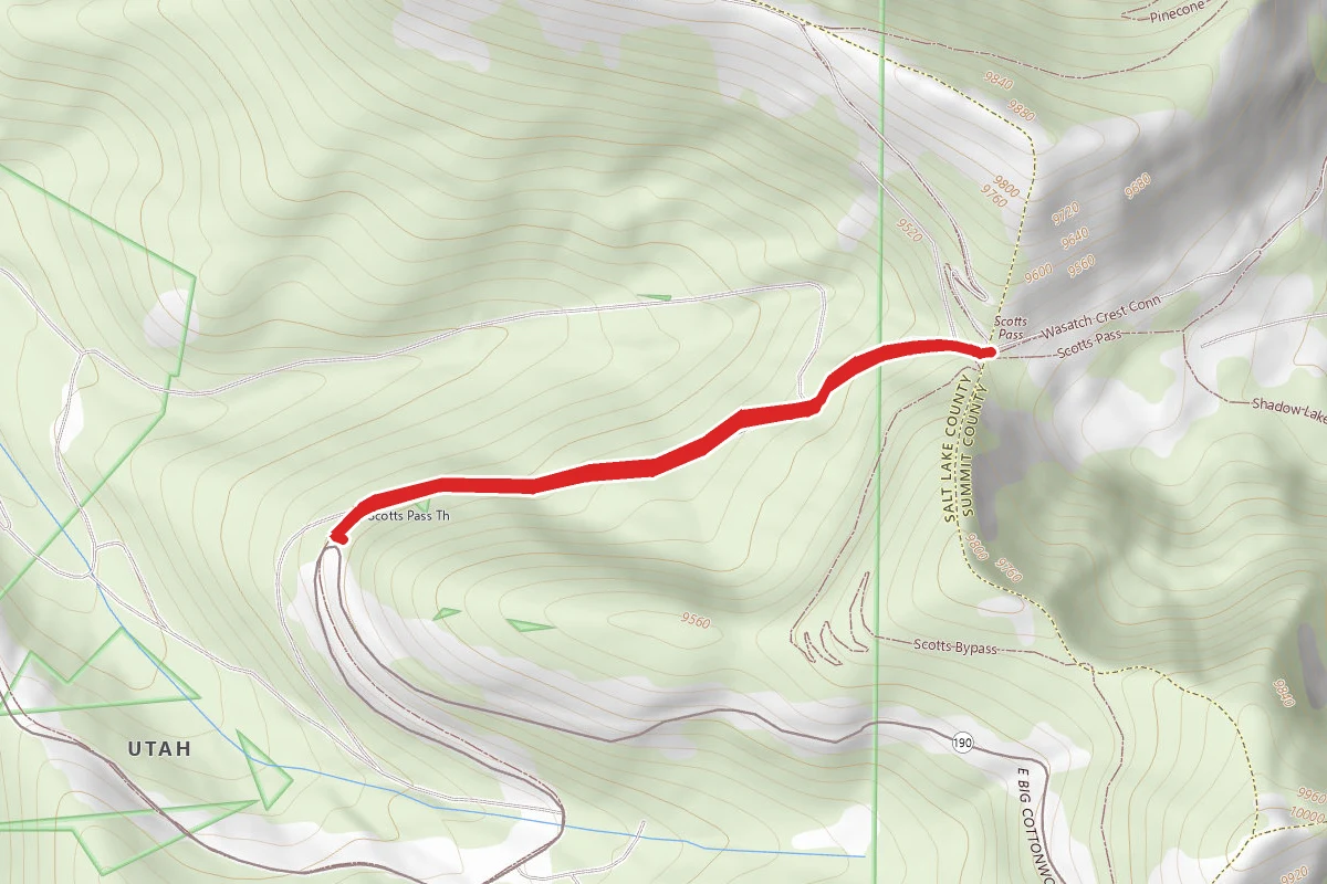 Scotts Pass Via Great Western Trail