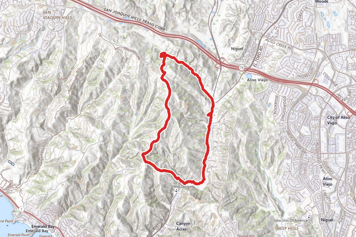 Laguna Coast Wilderness Park Loop