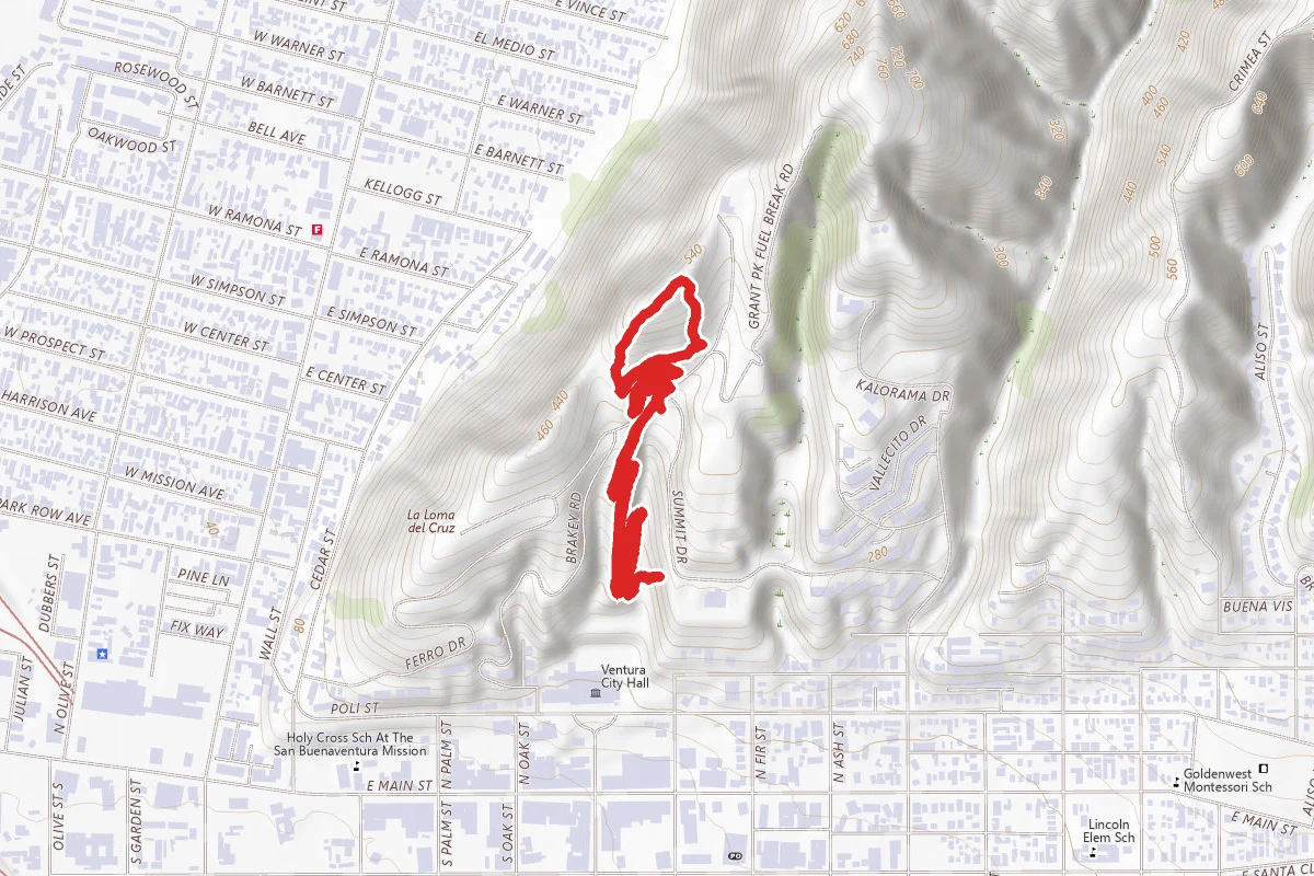 Ventura Botanical Gardens Trail