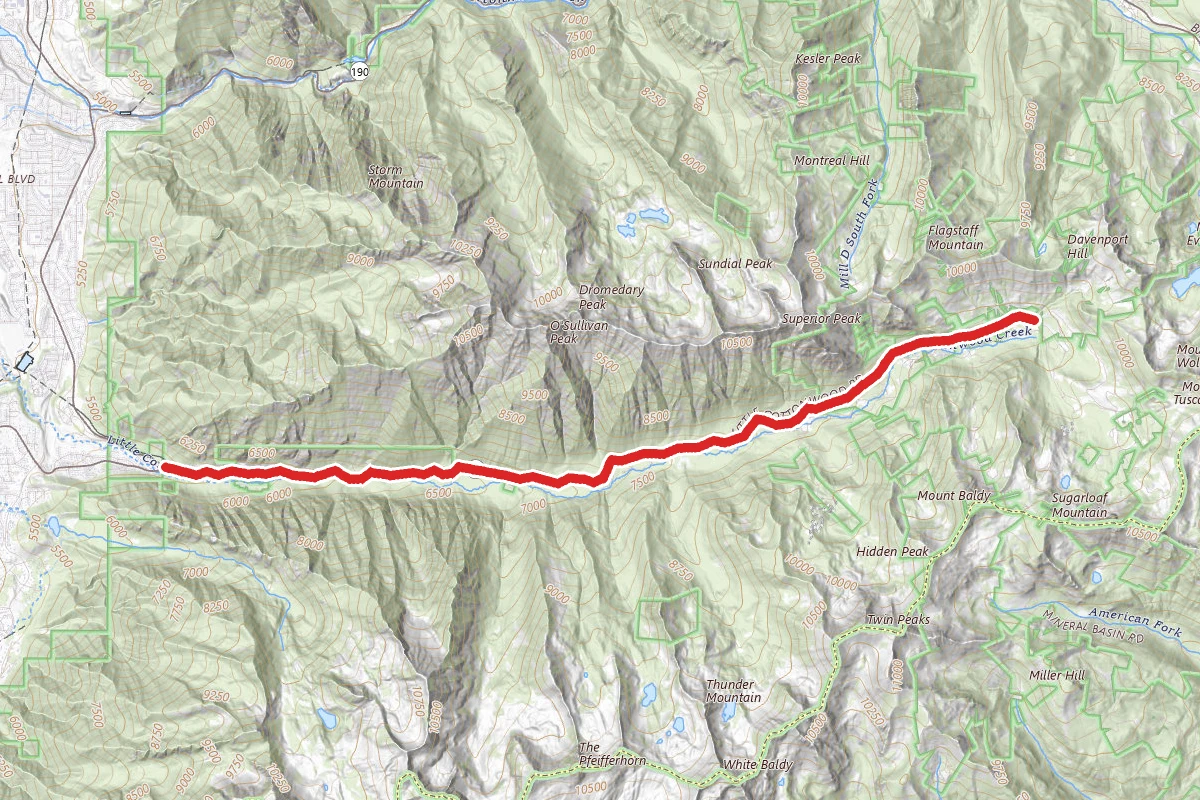 Little Cottonwood Canyon Scenic Drive