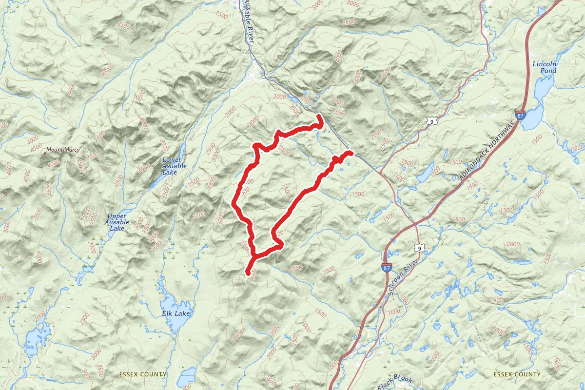 The Dix Range to Macomb and Dix Mountain