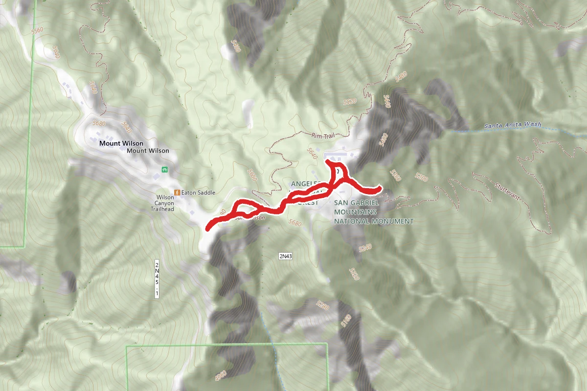 Mount Wilson Observatory Walking Trails