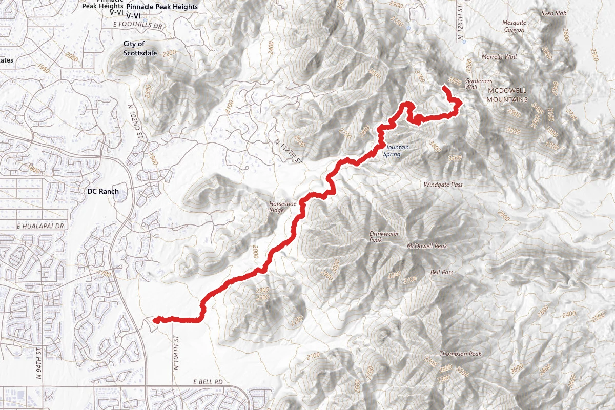 Tom's Thumb via Gateway Trail
