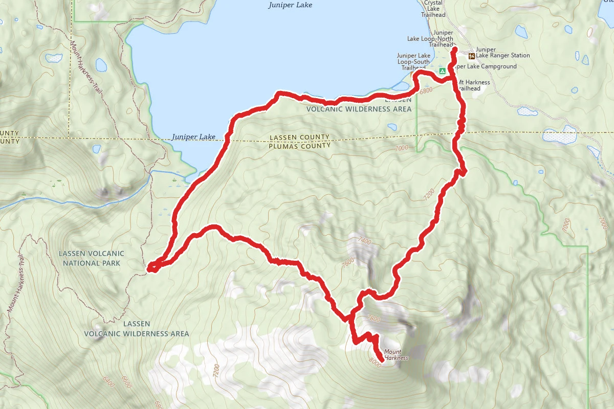 Mount Harkness Loop Trail