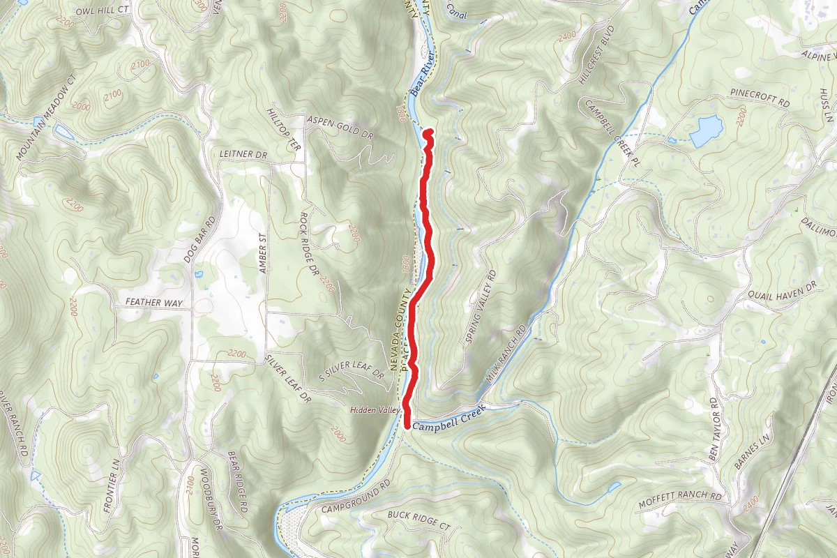 Bear River to Bear Falls Trail