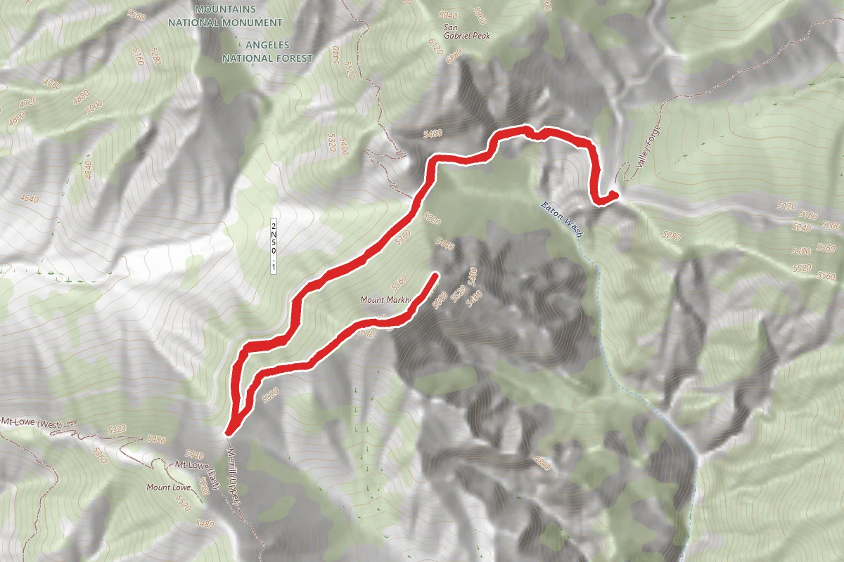 Mount Markham via Mount Lowe Trail