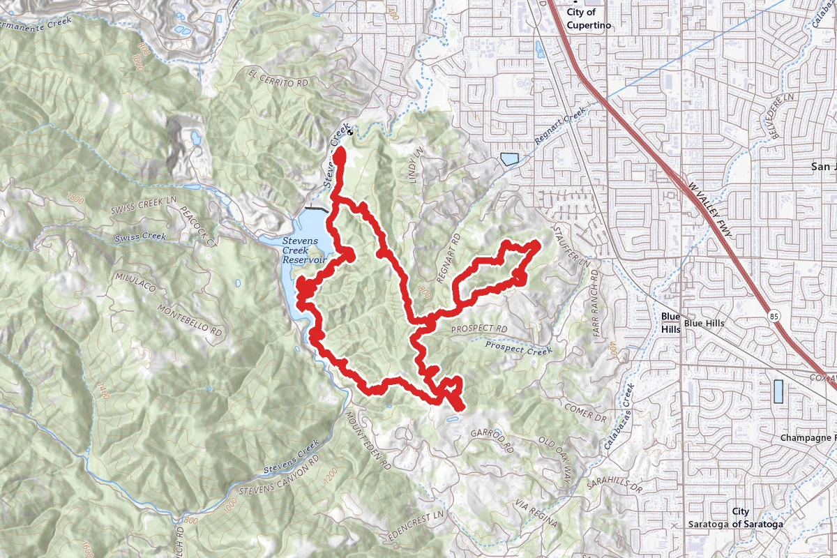 Tony Lookout, Hayfield and Coyote Ridge Trail Loop