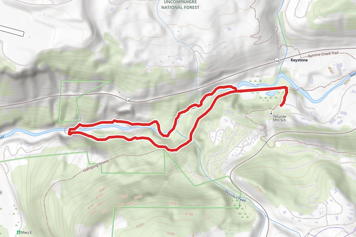 Keystone Gorge Loop Trail