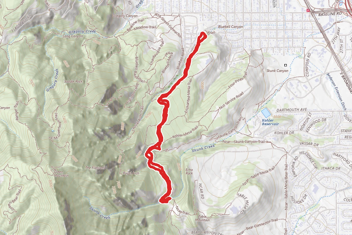 McClintock and Mesa Trails