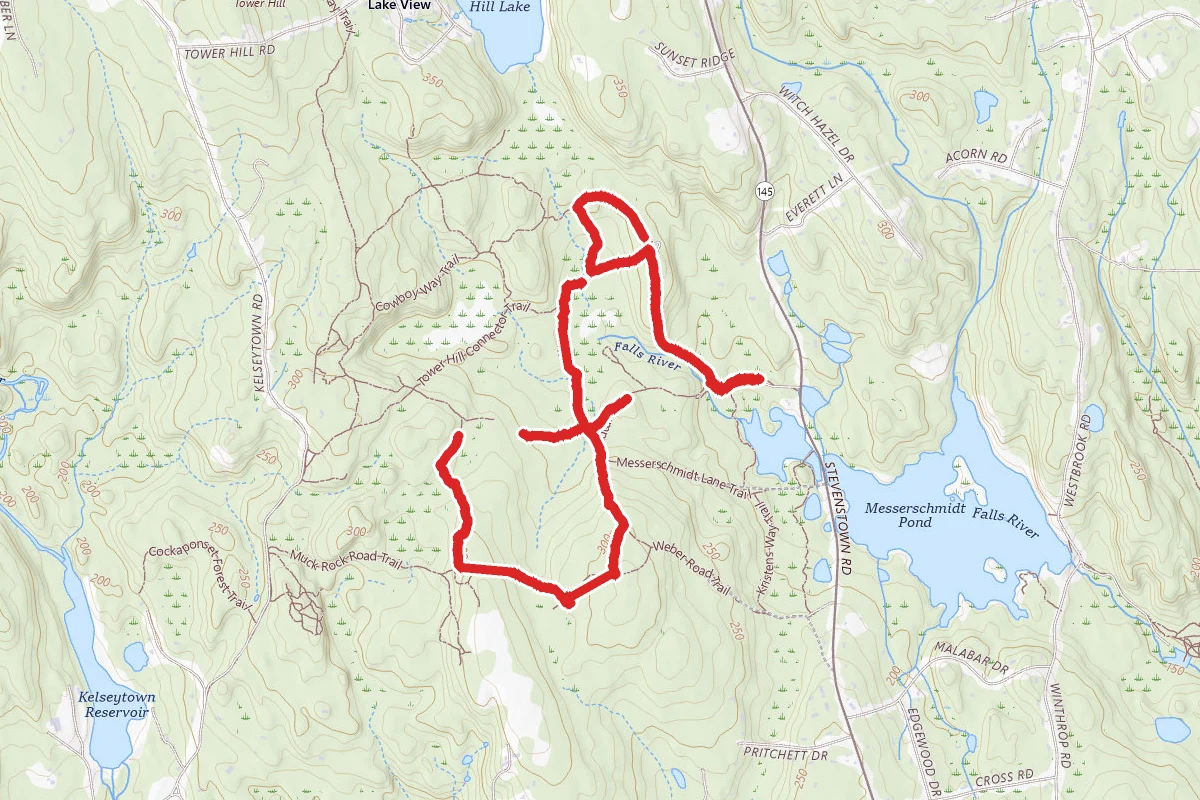Messerschmidt Pond Cockaponset Trail
