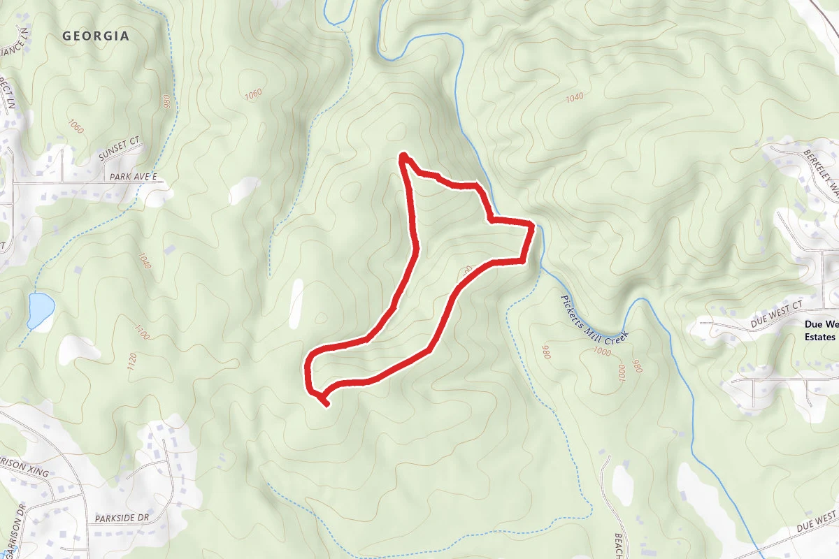 Red White and Blue Trail Loop