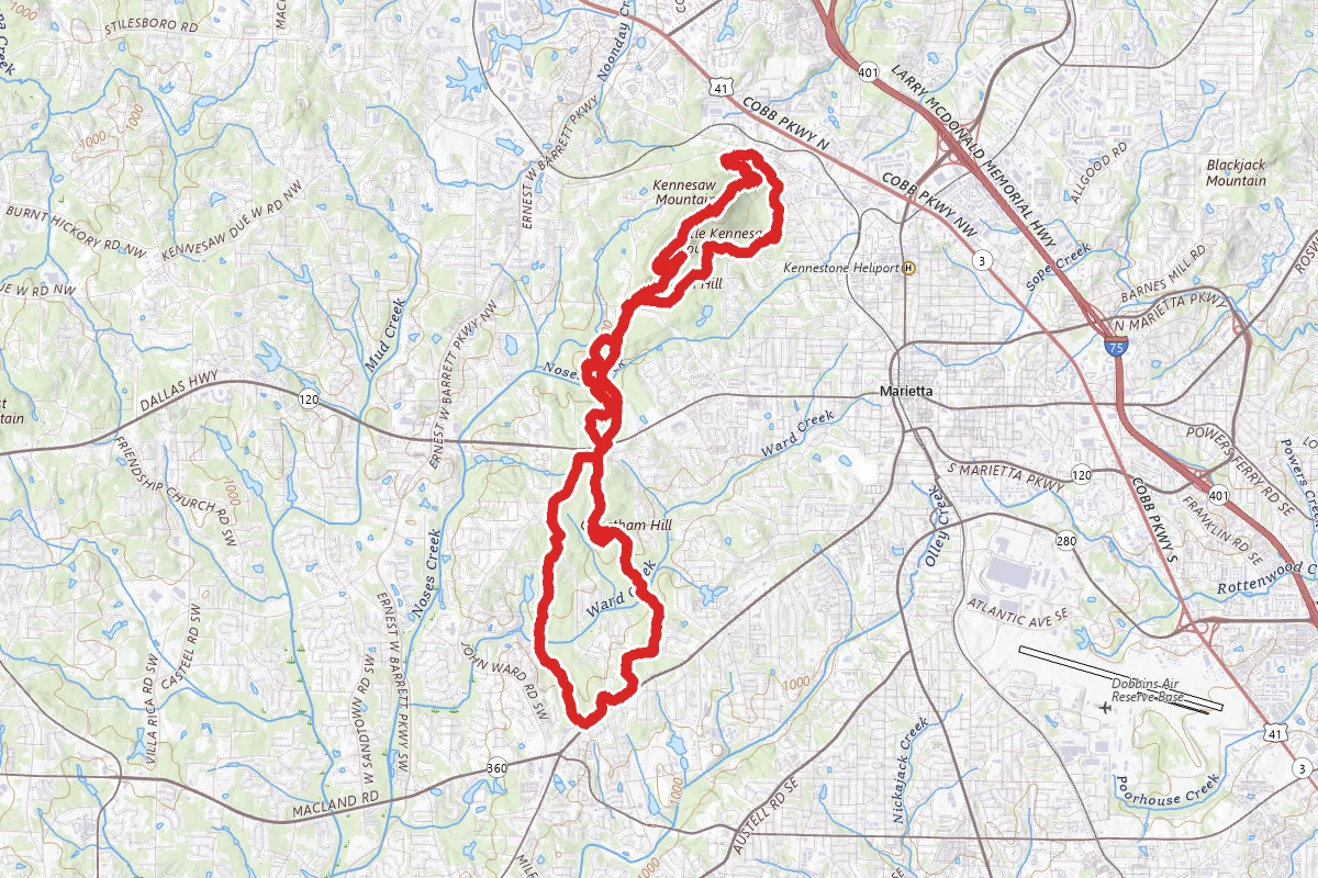 Kennesaw Mountain Park Full Loop