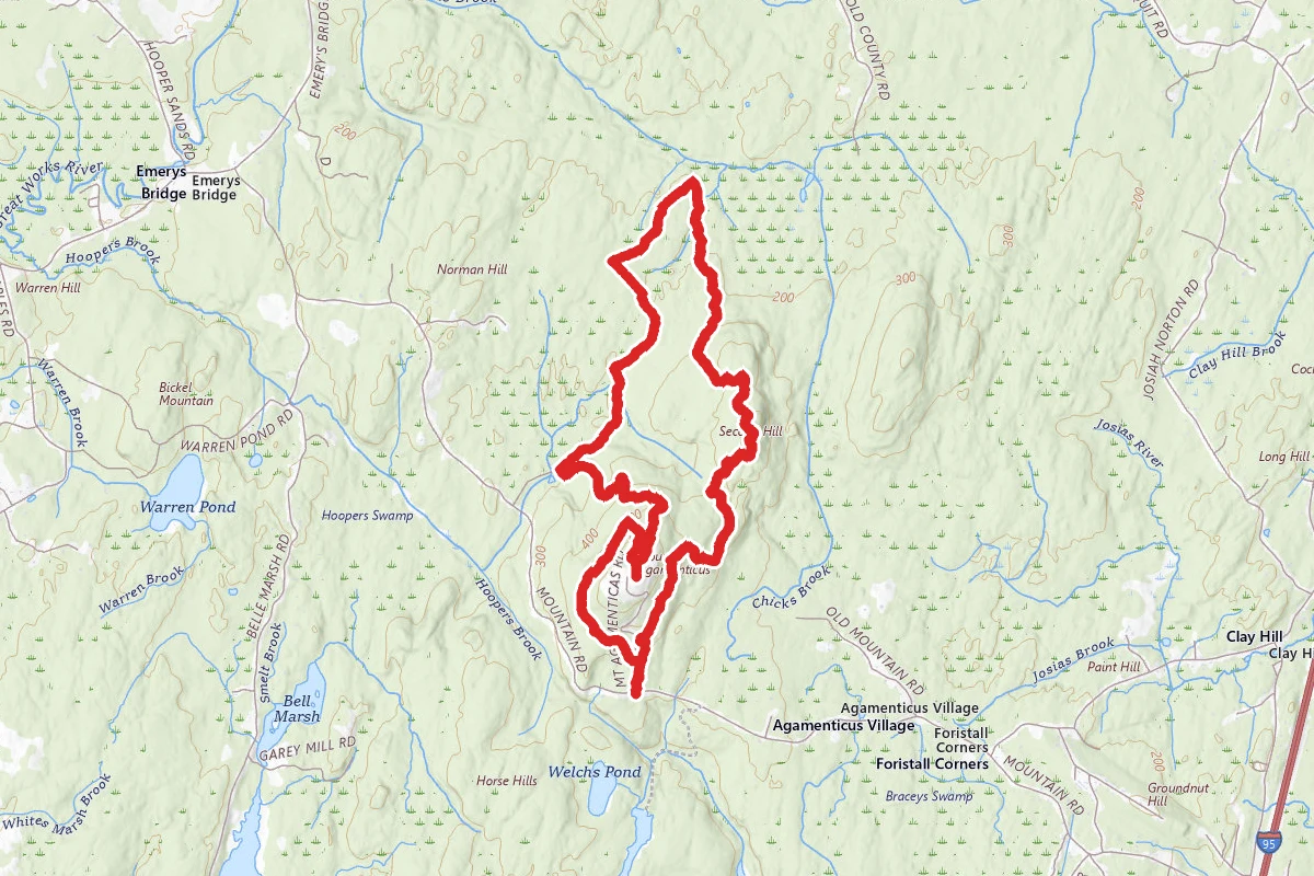 Porcupine Trail, Notch Trail, and Cedar Trail Loop