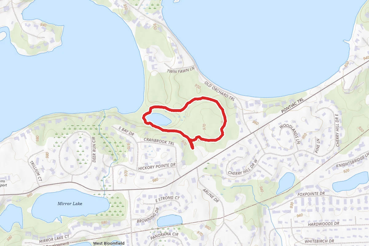 Orchard Lake Nature Sanctuary Trail