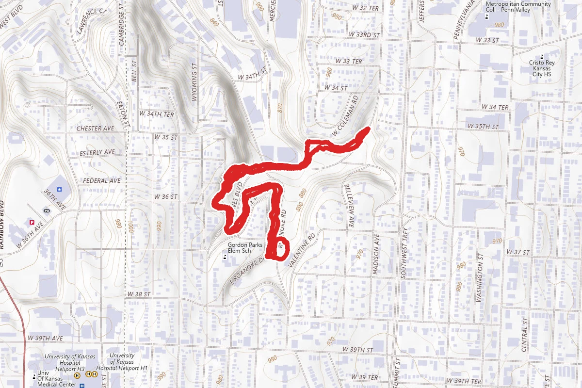 Roanoke Park Trails