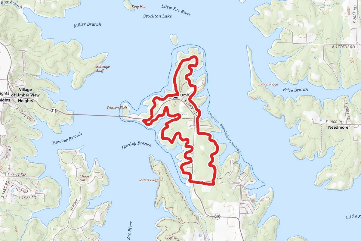 Umber Ridge and Stockton Lake Lakeview Trail