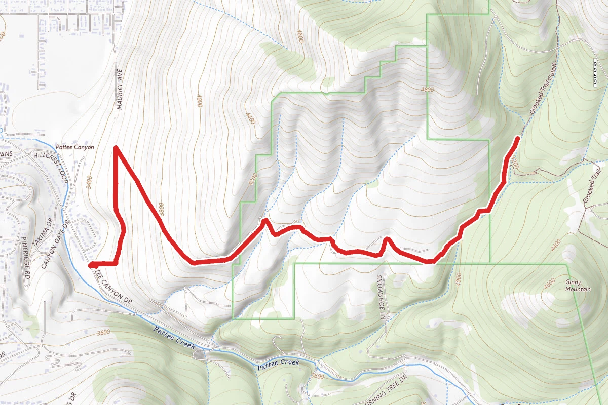 Pattee Canyon Trail