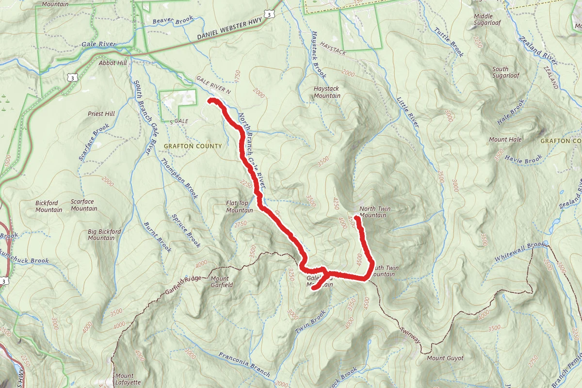 North Twin and South Twin via Gale River Trail
