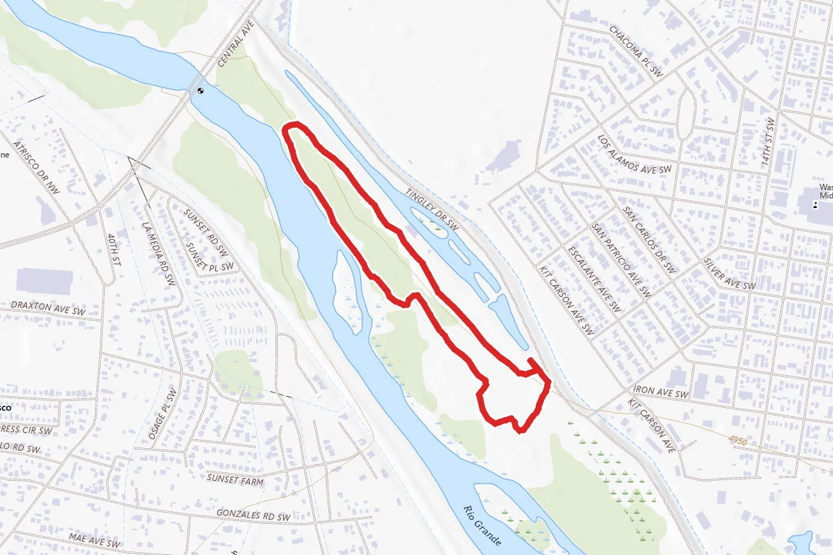 Rio Grande Bosque and Tingley Beach Loop