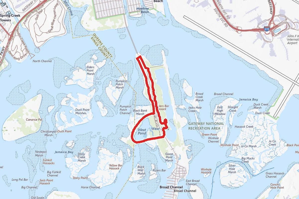 Cross Bay and West Pond Loop Trail