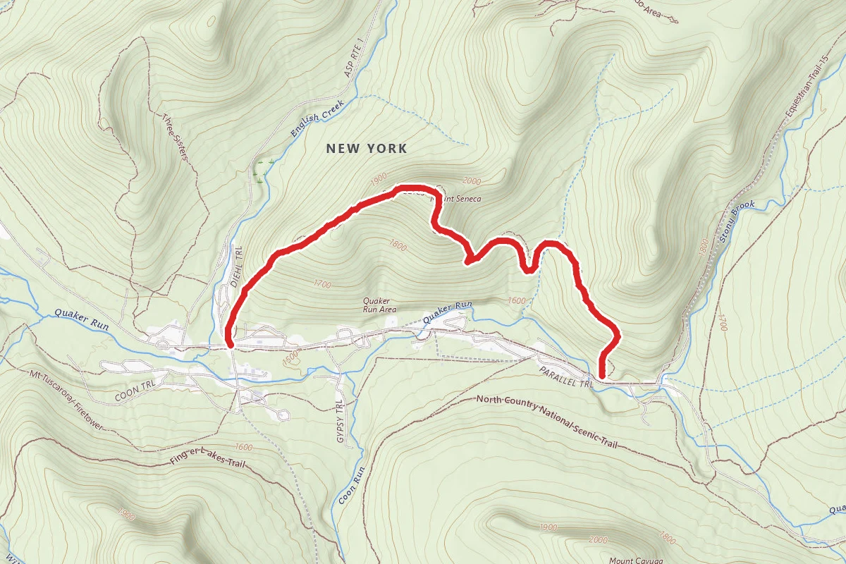 Bear Caves and Mount Seneca Trail