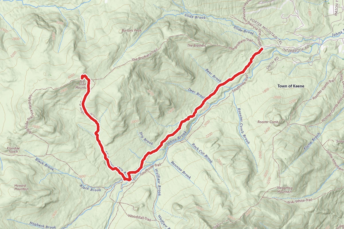 Big Slide Mountain via Phelps Trail