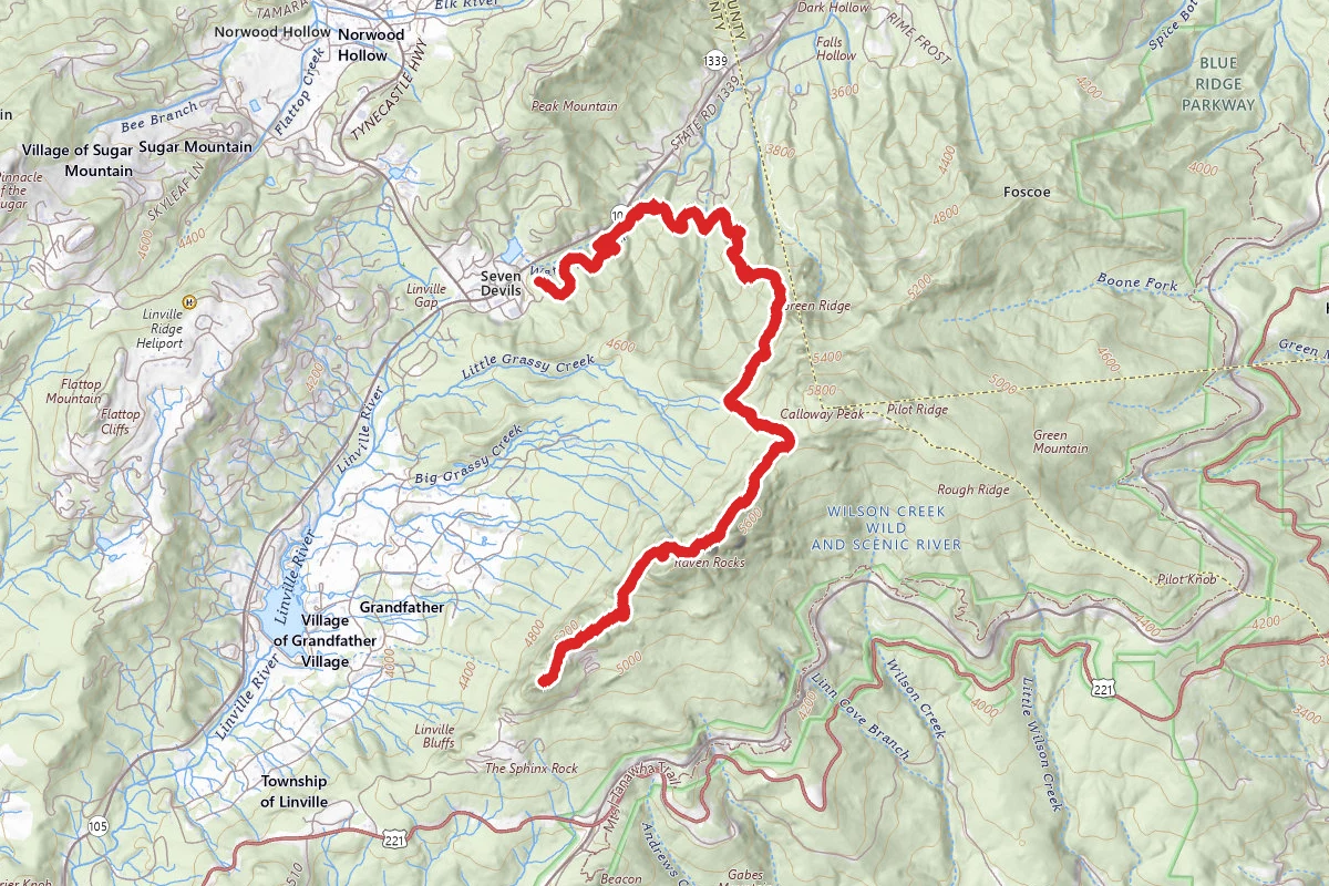 Linville Peak via Profile Trail