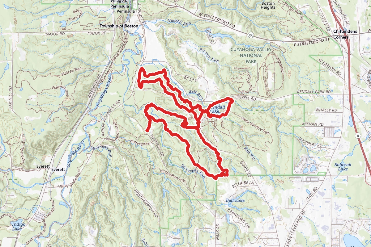 Wetmore, Lake and Salt Run Trail Loop
