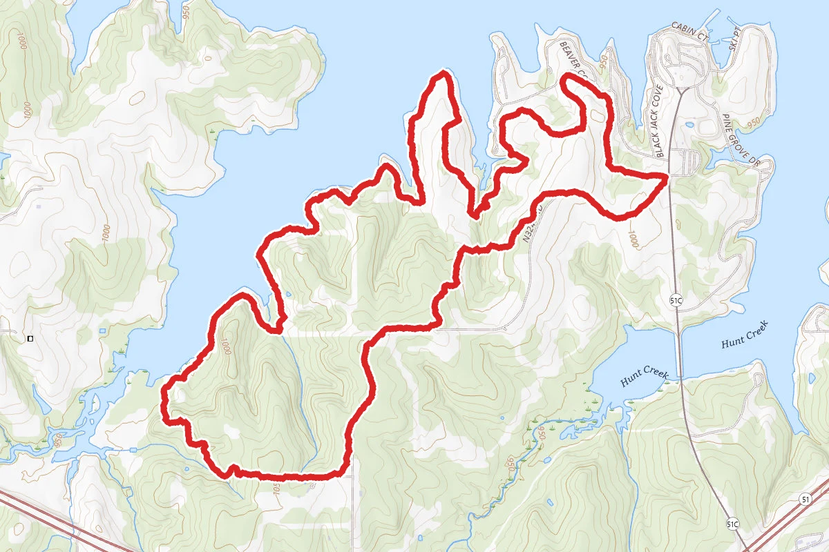 Lake Carl Blackwell (Orange Trail)